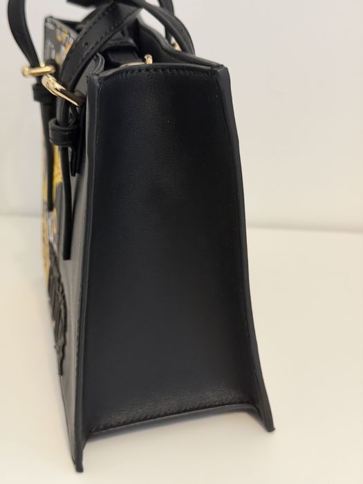 Кожена чанта Versace