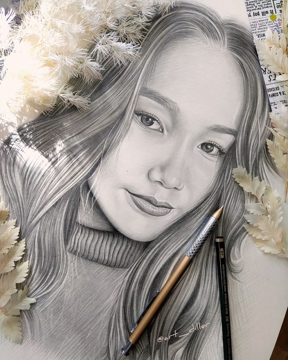Реалистичные портреты карандашом