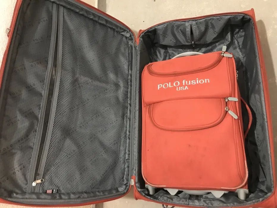 Куфари 3 бр, мек калъф за лаптоп