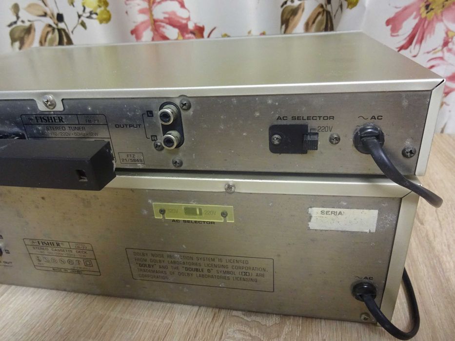 Casetofon deck Fisher