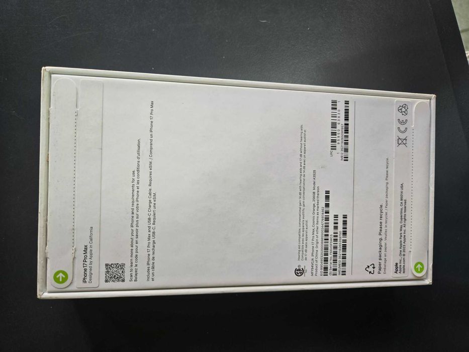 iPhone 17 Pro Max 256 gb/ чисто нов!