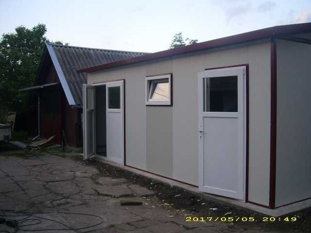 Casa Modulara, Garaje Auto, Containere din panou sandwich termoizolant