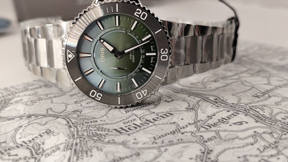 Нов! Oris Aquis Dat Watt Limited Edition II – Пълен комплект!