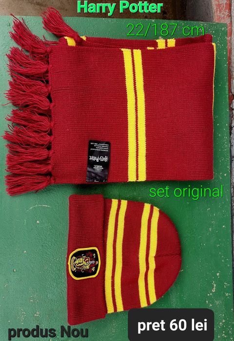 Set fular si caciula HarryPotter