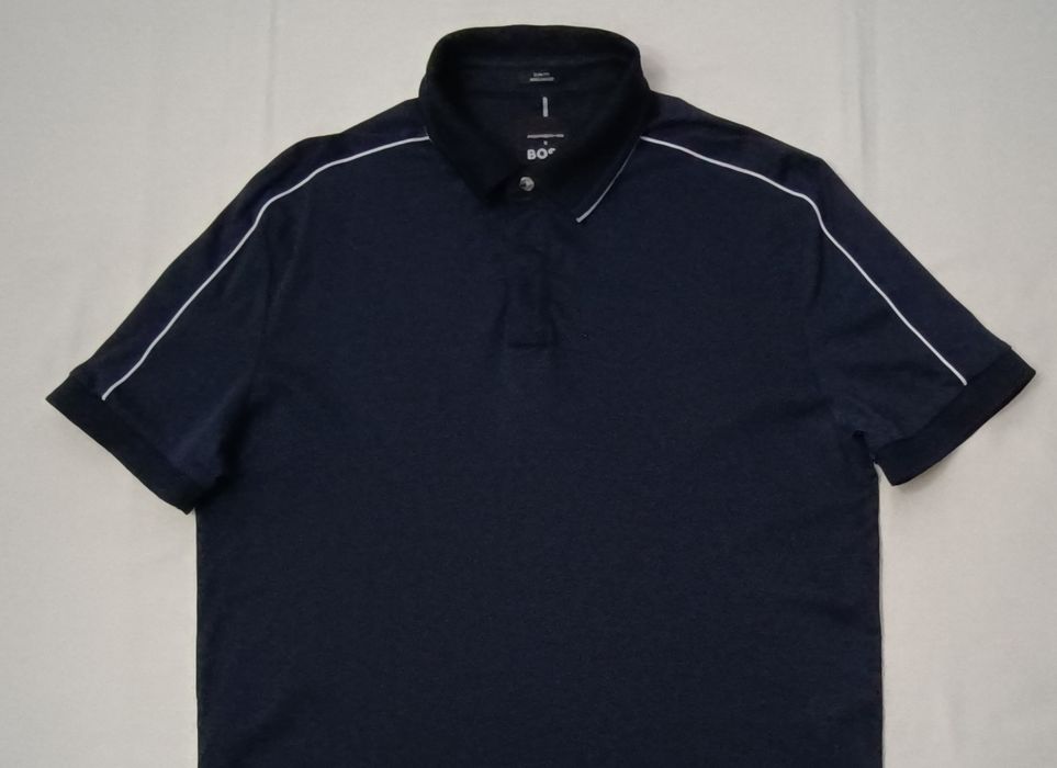 Hugo Boss x Porshe Polo Shirt оригинална тениска L Бос х Порше памучна поло фланелка