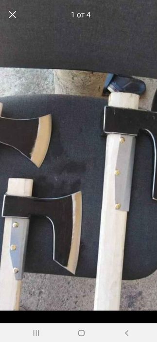 Ковани брадви ресиорна стомана 65г