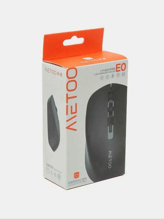 Original METOO EOSE 2.4G Wireless Mouse – noutbuk va PK uchun ideal