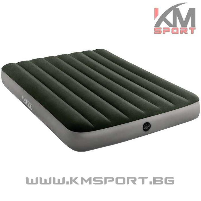 Нов надуваем двоен матрак 191/137/25см с опция за помпа