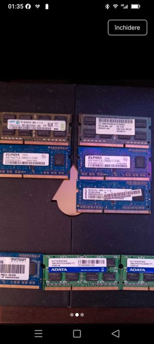 memorii laptop ddr3 1600mhz