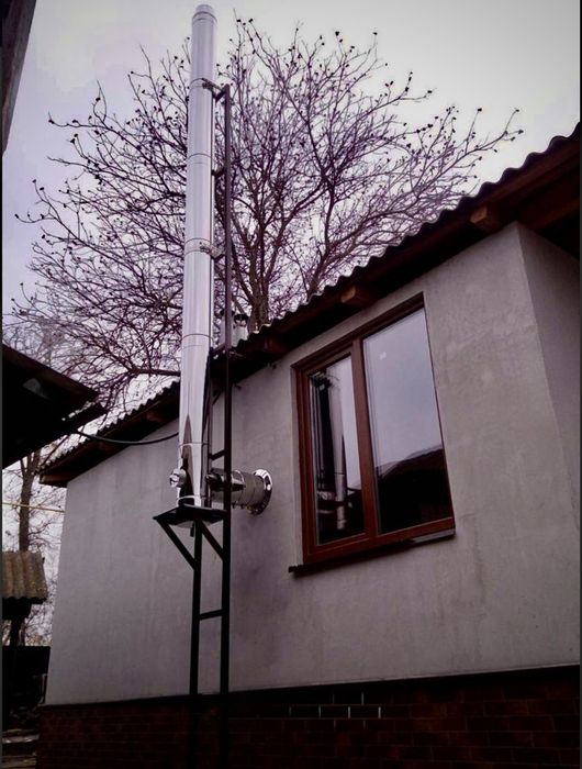 Coș de fum dublu izolat de inox horn diametru 120-250