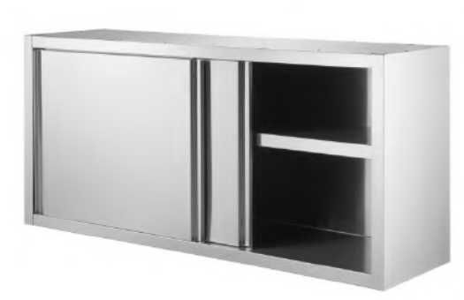Masa inox horeca cu usi glisante 1000x700x850H,noi cu factura