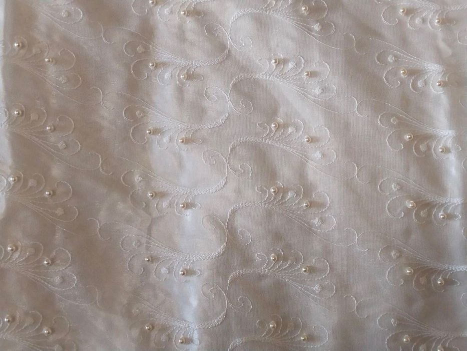 Покрывало белое для новобрачных