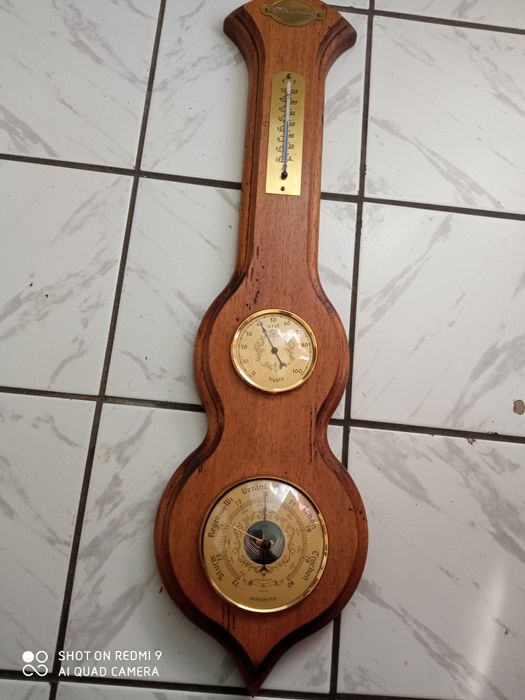 ФРЕНСКА метеорогична  станция  барометър,термометър .