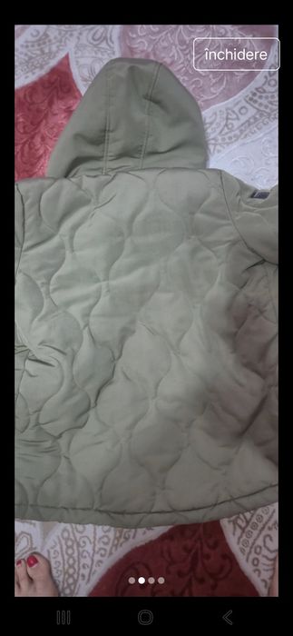 Geaca imblanita cu capison copii