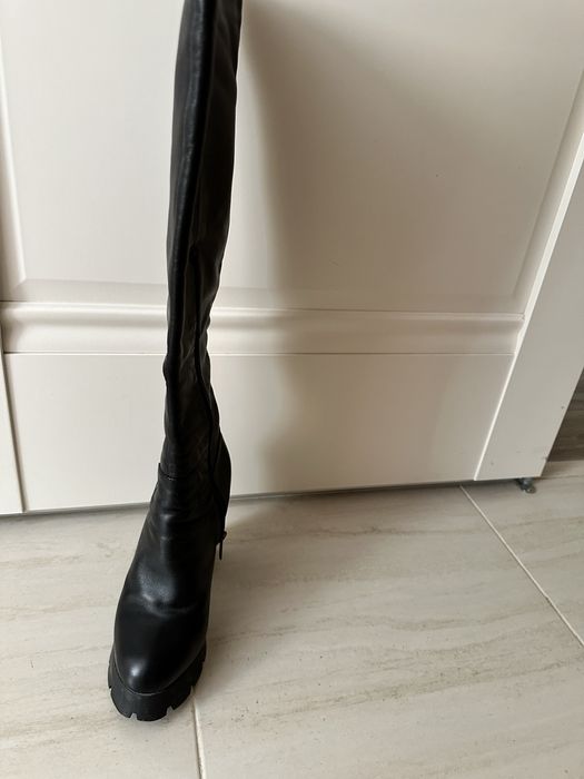 Ботфорты на каблуках