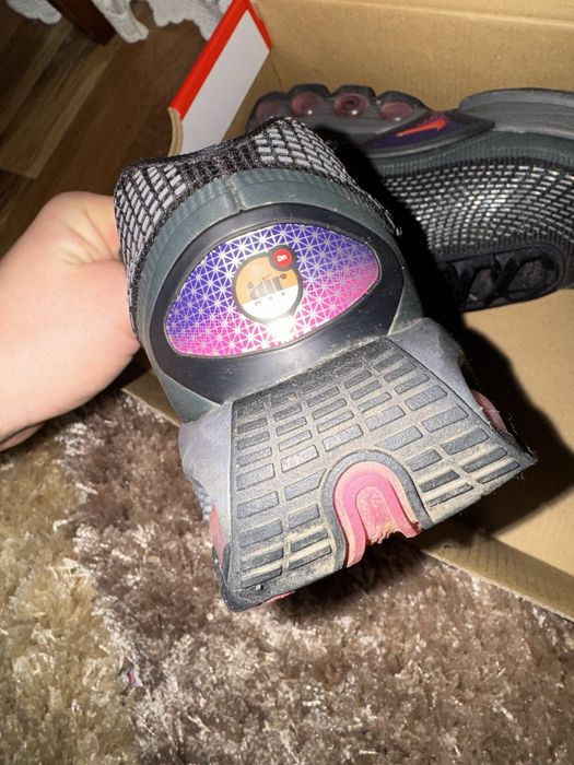 Papuci Nike Dn gri cu negru si mov