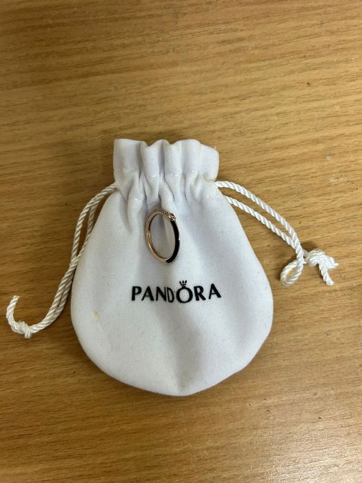 Pandora паве и черная эмаль