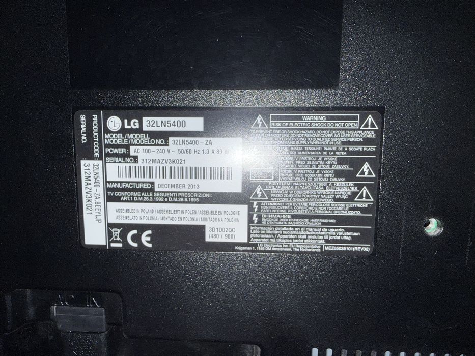 Tv/monitor LG 80 cm
