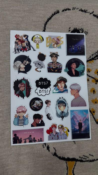 Наклейки BTS KPOP