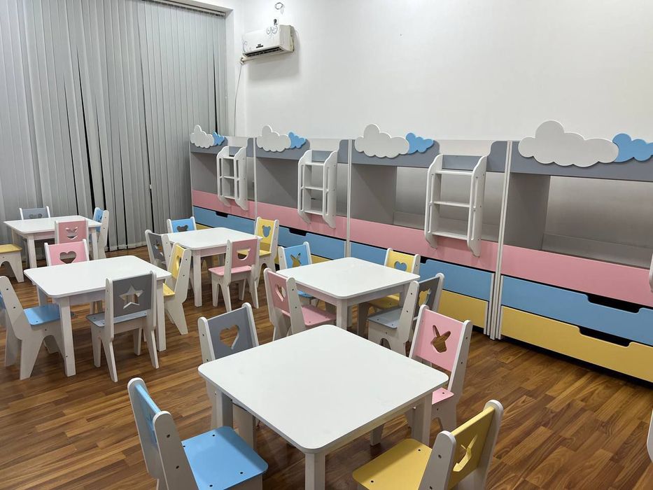 Кроват 4 этажли лестницали