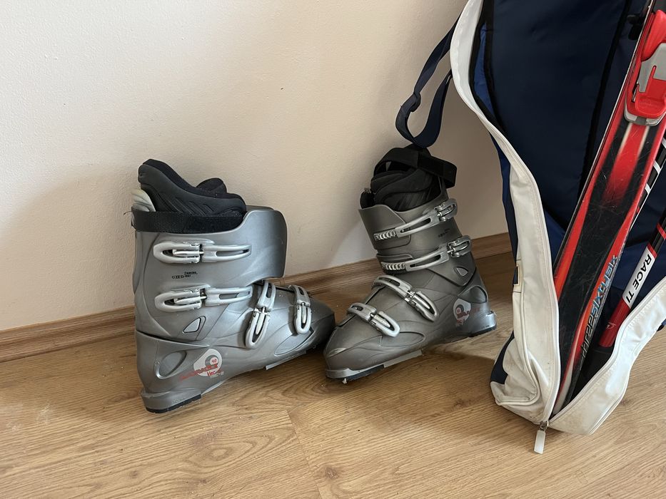 Ски комплект, обувки 46 номер, състояние отличноз
