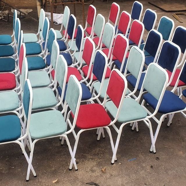 Oshxona. To'y xona va turli xil joylar uchun temir stol stullar