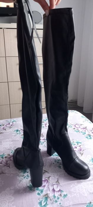 Cizme dama din piele ecologica