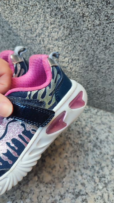 Adidași fete 30-19 cm și sandale geox 31