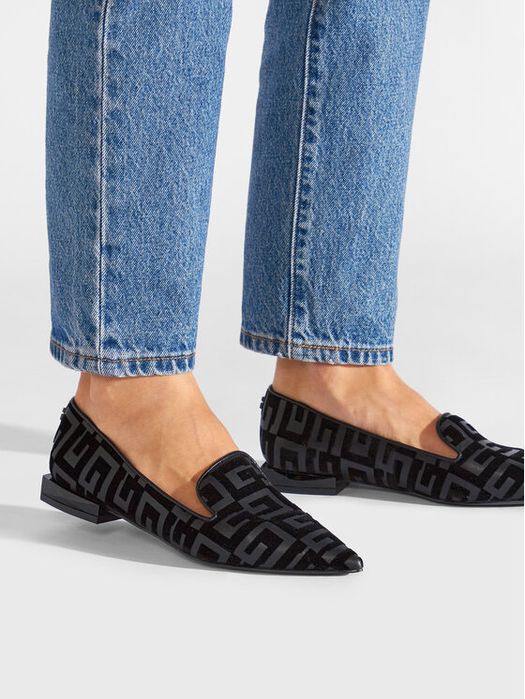 Обувки Guess кожа и велур