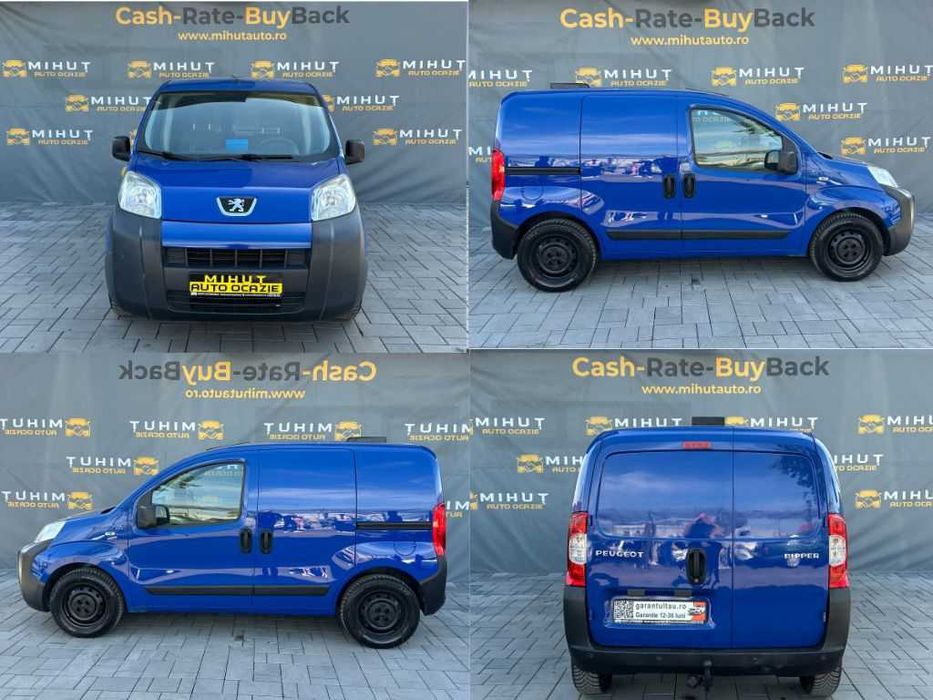 Peugeot Bipper 1.3 Diesel (75 CP) 2012 Euro 5 | Rate fixe | Garantie
