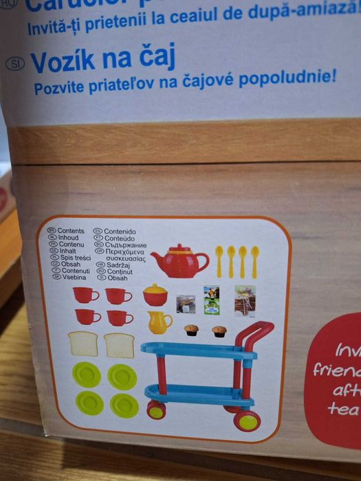 set carucior ceai jucarie