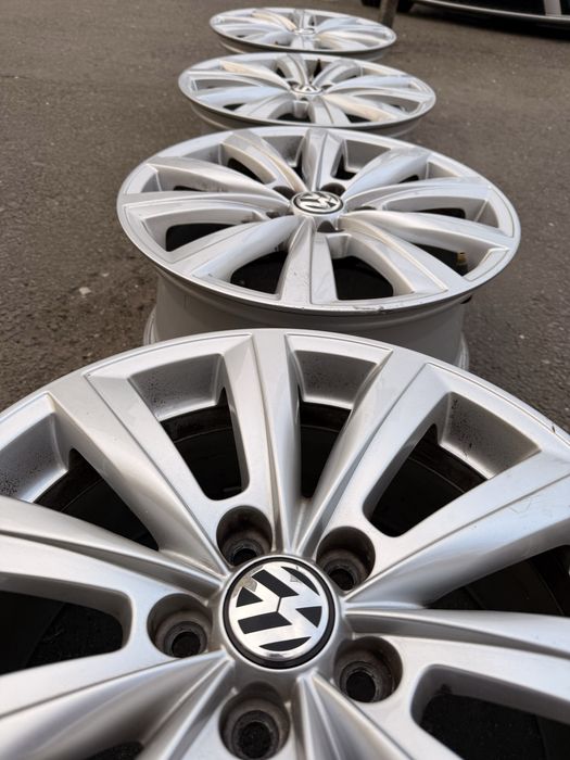 Jante aliaj originale VW Polo 16” ET46 – set 4 bucăți
