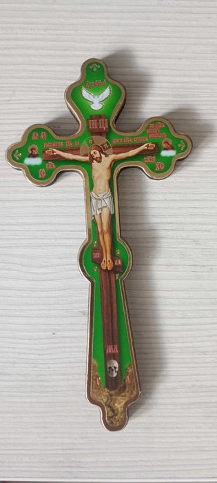 Cruce decorativă religioasă Lungime 14 cm latime 7 cm
