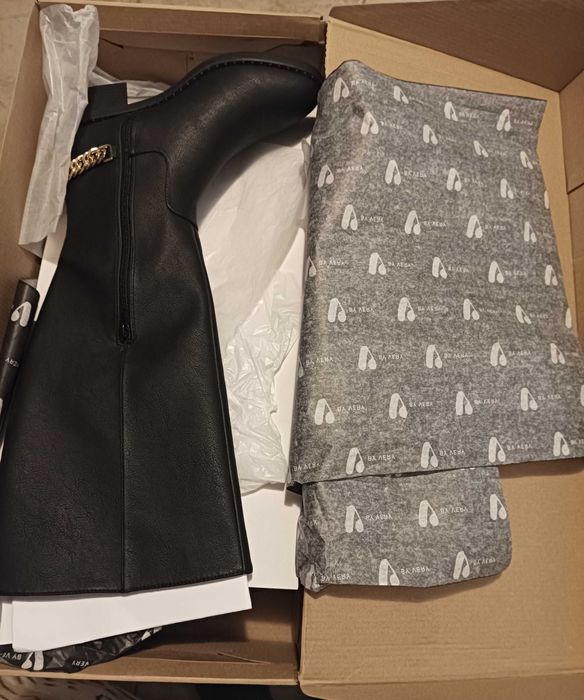 Дамски ботуши By Very,38 номер,черни ботуши