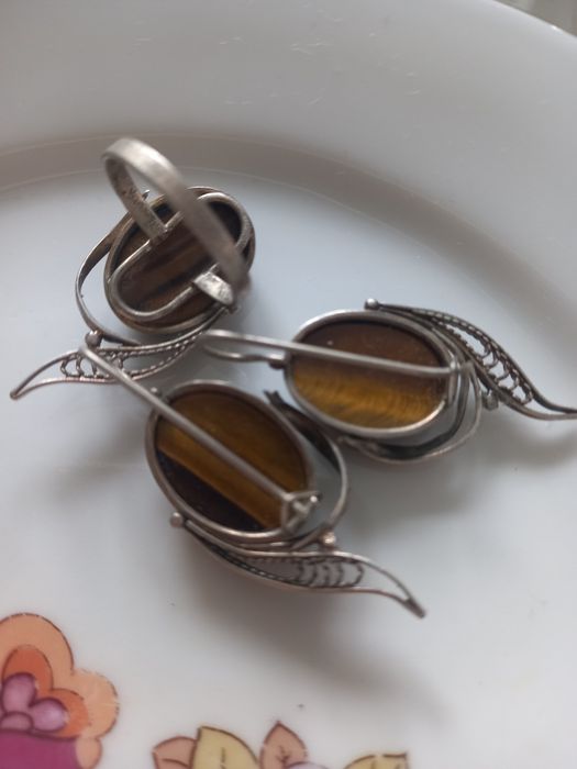 Серьги и кольцо СССР продам