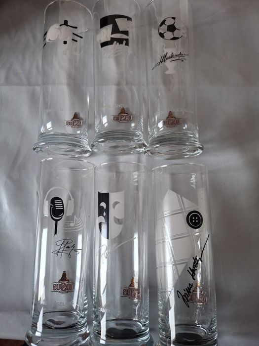 Set complet 6 pahare URSUS „Colecția de succes” 2006 – colecție rară