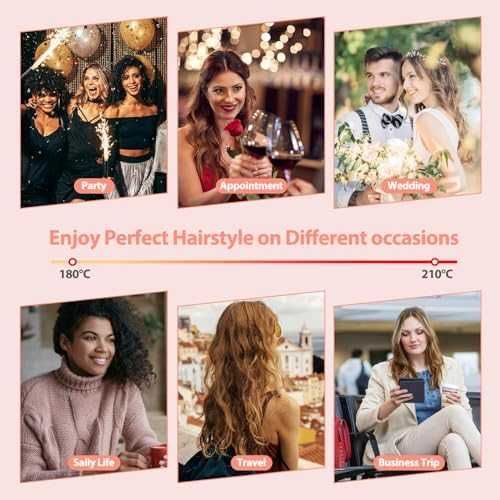 Нов Комплект за къдрене 5 в 1 маша с 4 сменяеми приставки за прическа