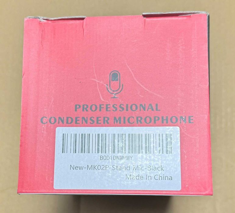 USB микрофон за игри HITOZON, USB кондензаторен микрофон с RGB