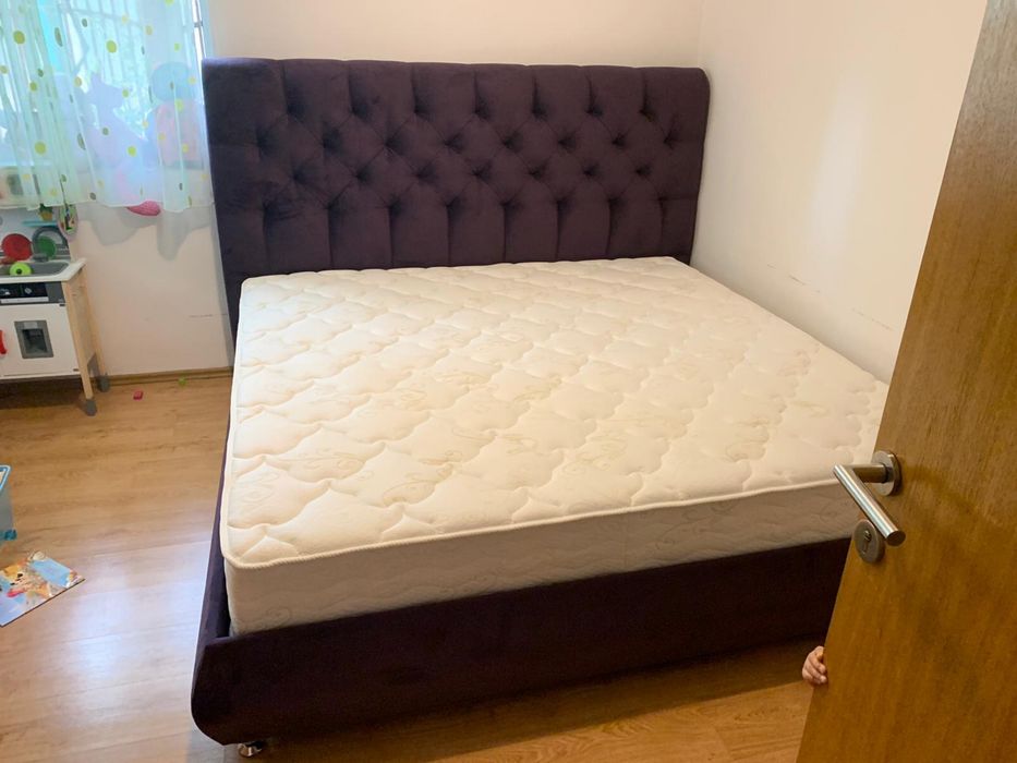 Pat si saltea 200 x 200 Askona stare perfecta