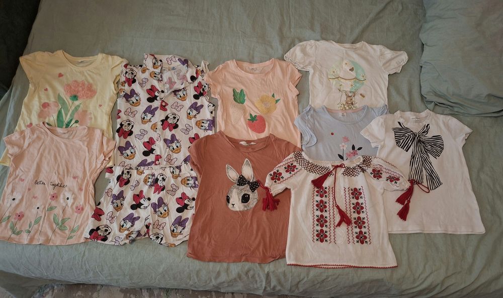 Lot haine fetite de vară 110-116