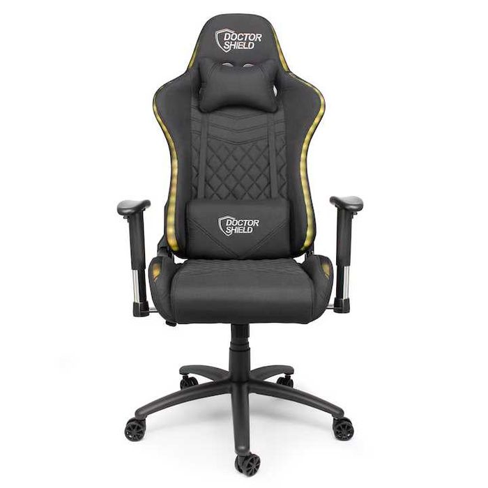 Scaun Gaming Dr.Shield Solar X, Iluminare RGB - Textil