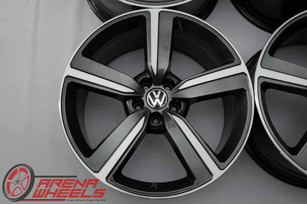Jante Noi 20 inch Originale VW Touareg 3 CR R20 Gri Diamond Cut