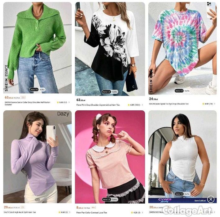 Lot de haine noi marca Shein