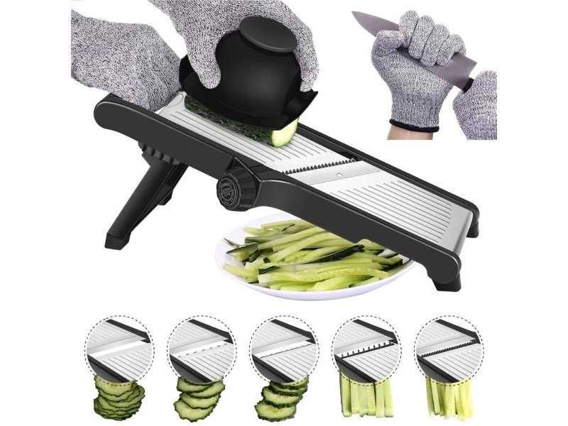 Ръчна Резачка за Зеленчуци от Неръждаема Стомана MILcea 1-9 мм