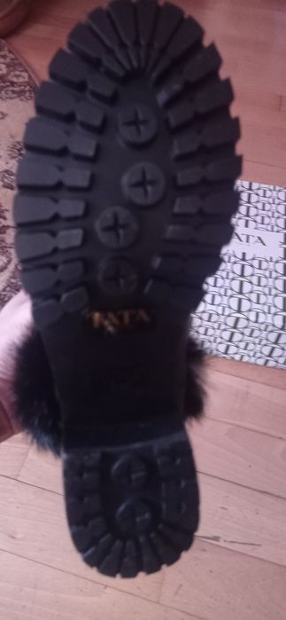 Botine dama cu blăniță naturala