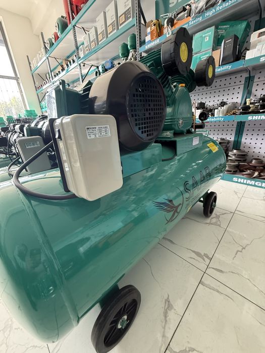 Воздушный поршневой компрессор SAAB 300 литр 10 бар 1 м3/хаво 95 порш