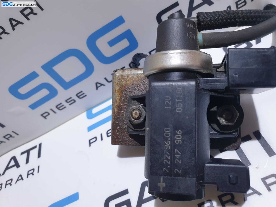 Supapa Electrovalva Convertor Presiune Aer Vacuum Vacum BMW Seria 7 E65 E66 E67 E38 740 3.9 D 1994 - 2001 Cod 2247906 72279600 [S0215]