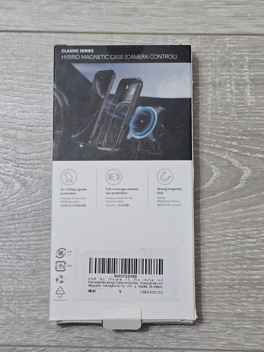 Husă ESR iPhone 17 Pro HaloLock MagSafe – Control Cameră