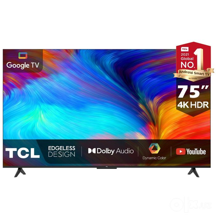 Телевизор TCL 43/*5/98 4K UHD  TV. ХИТ ПРОДАЖ! купить 2025