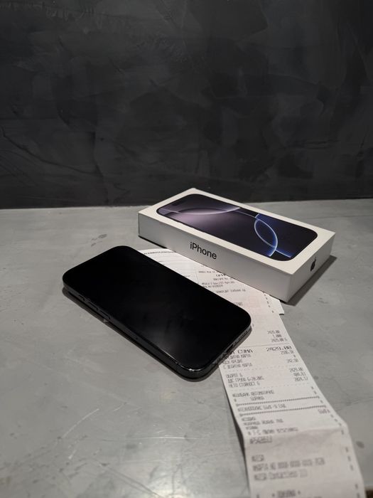 КАТО НОВ Iphone 16 Pro Black Titanium + гаранция